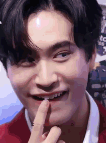 Close-Up Person With Finger in Mouth