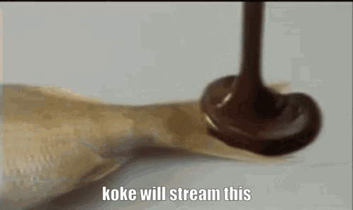 Close Up Pouring Chocolate on Bread