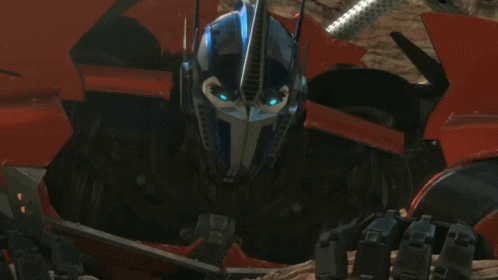 Close Up Robot Face With Blue Eyes