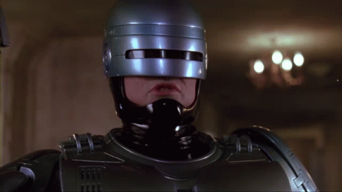 Close Up Robot Saying Don't