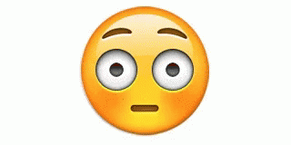 Close Up Smiley Face With Big Eyes Pink Lips GIF