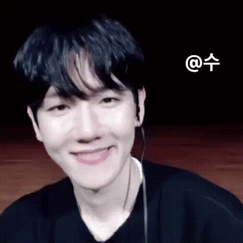 Close Up Smiling Face Black Background
