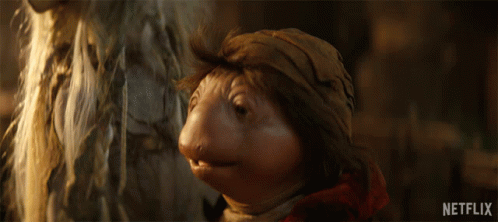 Close Up Stuffed Animal With Netflix Logo GIF