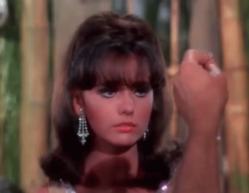 Close Up Woman Face With Man Holding Her Hair GIF