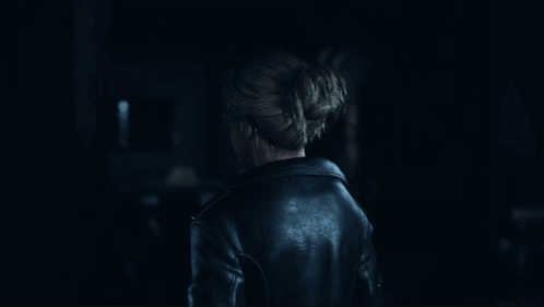 Close Up Woman In Black Jacket GIF