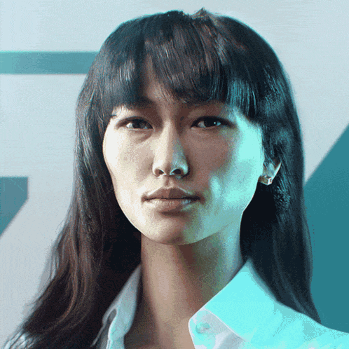 Close Up Woman's Face GIF