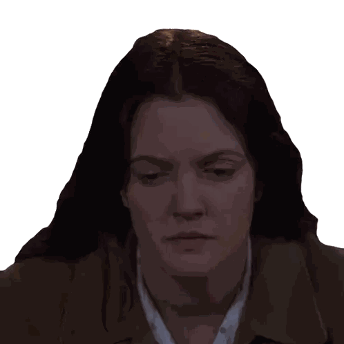 Close Up Woman's Serious Face