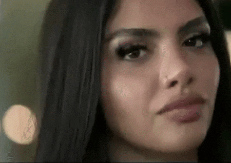 Close Up Woman Saying I Was Like