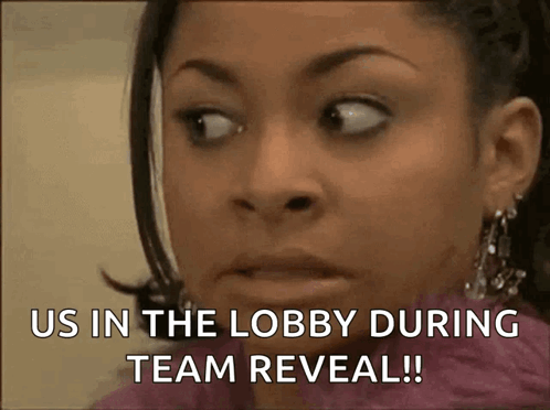 Close Up Woman Saying Us During Team Reveal GIF