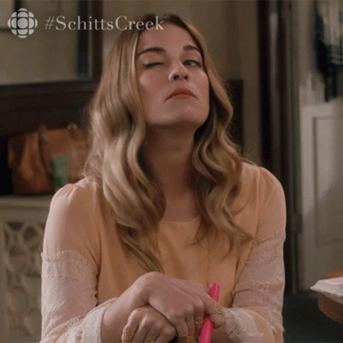 Close Up Woman #Schitts Creek GIF