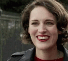 Close Up Woman Smiling with Red Lipstick