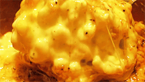 Close-Up Yellow Sauce Like Cheese GIF