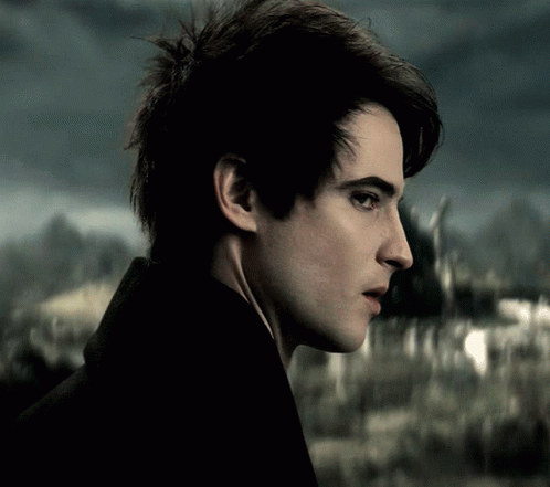 Close Up Young Man Face Dark Background GIF
