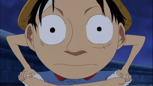 Closed Up Talk Luffy GIF