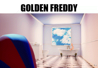 Closing Door Golden Freddy GIF