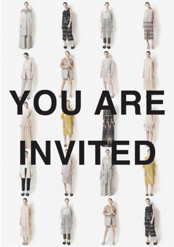 Clothes Fashion Show Invitation GIF