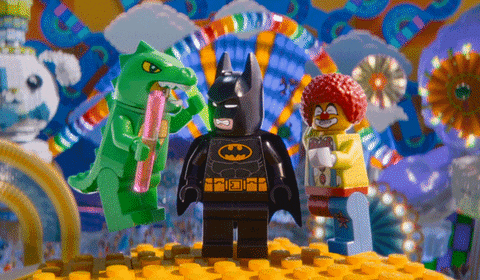 Cloud Cockoo Land Lego Batman GIF