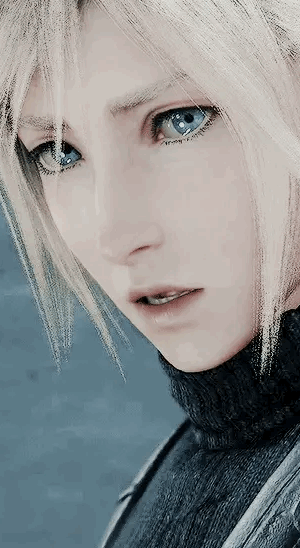 Cloud Strife Disappointed Face GIF