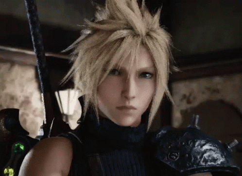 Cloud Strife Final Fantasy Approved GIF