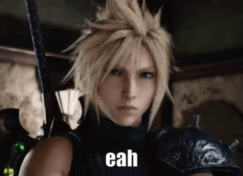 Cloud Strife Final Fantasy Eah GIF