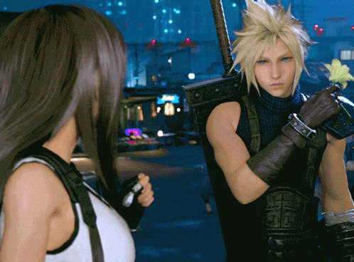 Cloud Strife Final Fantasy Vii Remake GIF