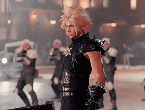 Cloud Strife Shame GIF
