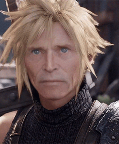 Cloud Strife Willem Dafoe GIF
