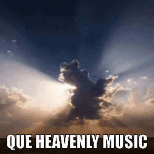 Cloud With Que Heavenly Music GIF