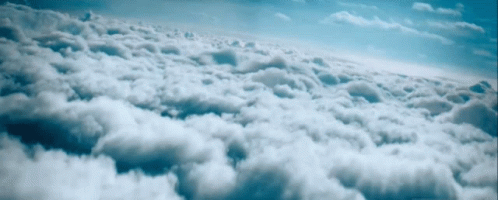 Cloudy Sky from Airplane