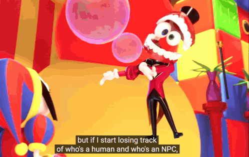 Clown Blowing Soap Bubbles But If I Start Losing Track