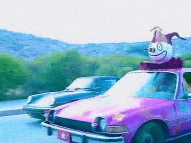Clown Car Driving GIF