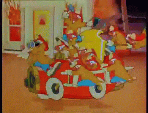 Clown Car Dumbo Clown GIF