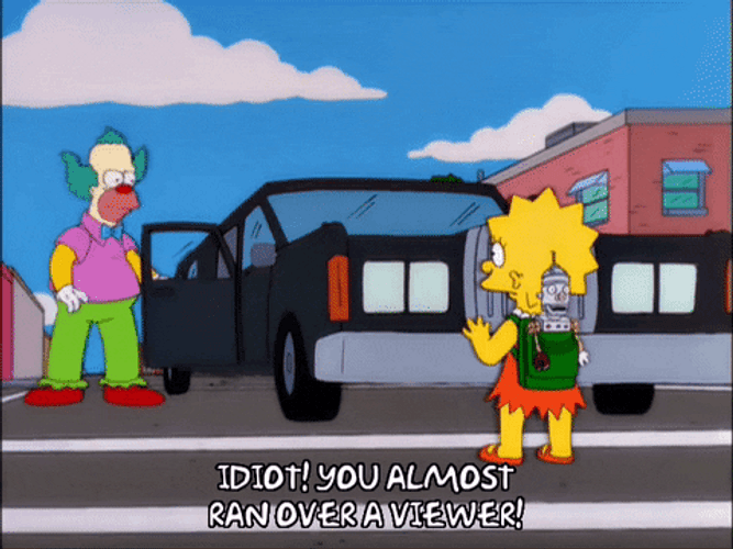 Clown Car Idiot Homer GIF