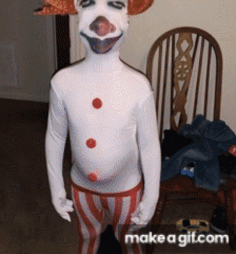 Clown Dressed Person GIF