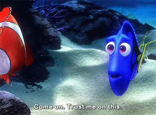 Clown Fish and Blue Fish from Finding Dory