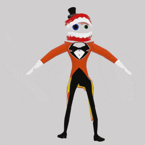 Clown in Tuxedo and Red Hat