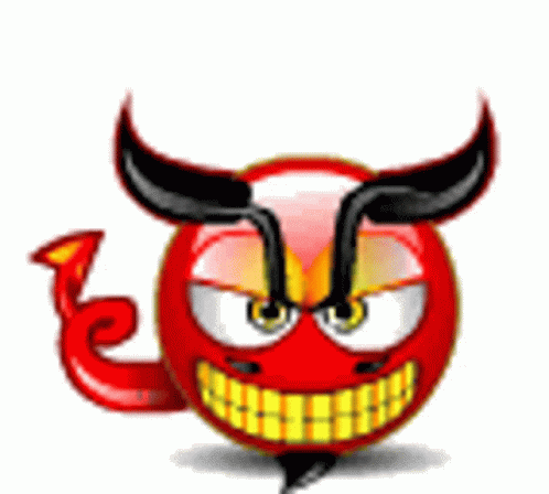 Clown in White Mask Saying Es Un Chiste Riete o Vete Al Diablo