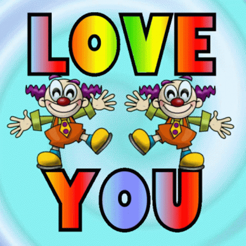 Clown Love You GIF