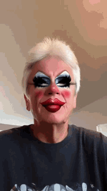 Clown Makeup Funny Filter Face GIF