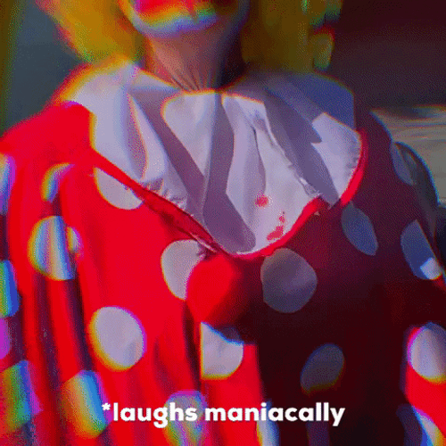 Clown Maniac Laugh GIF