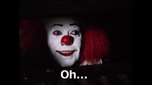 Clown Saying Oh GIF