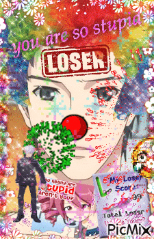 Clown Saying You Are So Stupid Loser GIF
