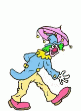 Clown Shoes Clown Walking Animation GIF