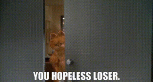 Clown Shoes Garfield Hopeless Loser GIF