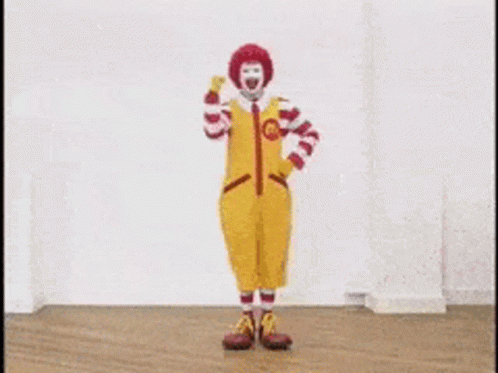 Clown Shoes Ronald Mcdonald Dancing GIF