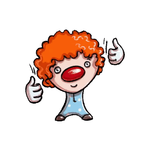 Clown Sticker