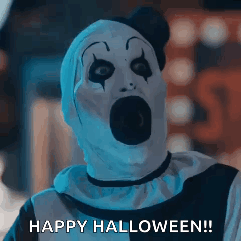 Clown Surprised Happy Halloween