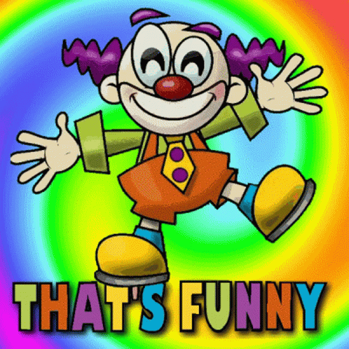Clown That's Funny Phrasing GIF