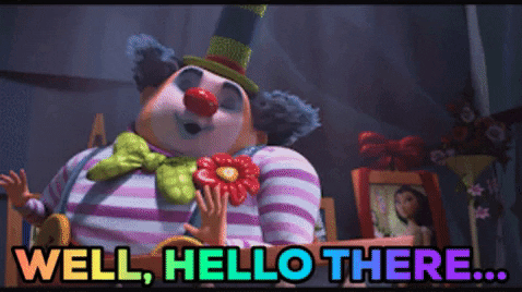 Clown Well Hello There GIF