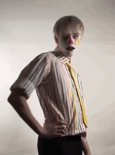 Clown With Hands On Hips GIF